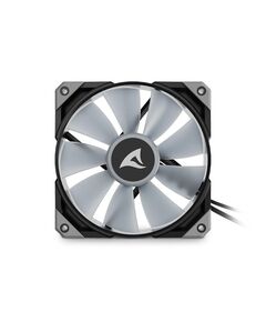 SHARKOON REBEL F50 CASE FAN 120MM ΜΕ RGB ΦΩΤΙΣΜΌ ΚΑΙ ΣΎΝΔΕΣΗ 4-PIN PWM (REF50ARGBBK) (SHRREF50ARGBBK)