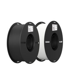CREALITY EN-PLA VALUE PACK, WHITE - BLACK 1+1KG ENDER 3D PRINTER FILAMENT 3301010337