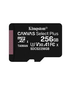 KINGSTON 256GB MICROSDXC CANVAS SELECT PLUS 80R CL10 UHS-I CARD (SD ADAPTER NOT INCLUDED) (SDCS2/256GBSP) (KINSDCS2/256GBSP)