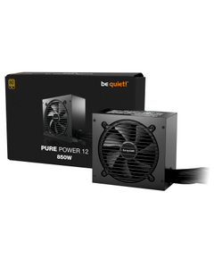 BEQUIET PSU PURE POWER 12 850W BP004EU, GOLD, ECEPIONALLY SILENT 12CM FAN, 10YW.