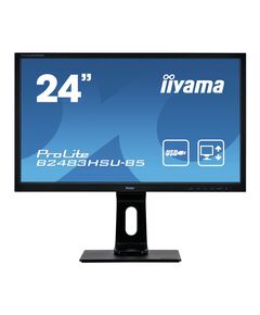 IIYAMA USED ΟΘΌΝΗ B2483HSU LED, 24" 1920X1080, VGA/DVI/DISPLAYPORT, GB