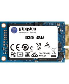 KINGSTON KC600 SSD 1TB  MSATA III (SKC600MS/1024G) (KINSKC600MS-1024G)