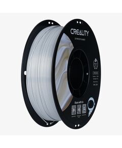 CREALITY CR-PLA SILK SILVER, 3D PRINTER FILAMENT GLOSSY, 1 KG SPOOL,1.75 MM (3301120007)
