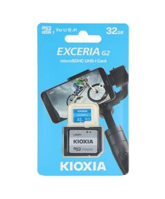 KIOXIA EXCERIA MICROSDHC 32GB CLASS 10 U1 UHS-I ΜΕ ΑΝΤΆΠΤΟΡΑ (LMEX1L032GG2) (KIOLMEX1L032GG2)