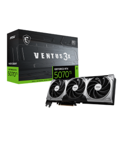 MSI VGA PCI-E NVIDIA GF RTX 5070 TI 16G VENTUS 3X OC, 16GB/256BIT, GDDR7, HDMI/3XDP, 2 SLOT FANSINK, TRIPLE FAN, 3YW.