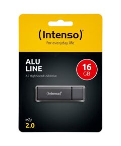 INTENSO USB 2.0 STICK 16GB ALU LINE ANTHRACITE (3521471) (NSO3521471)