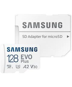 SAMSUNG EVO PLUS MICROSDXC 128GB CLASS 10 U3 UHS-I WITH ADAPTER (MB-MC128SA/EU) (SAMMB-MC128SA-EU)