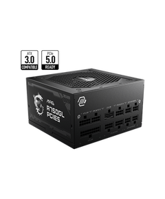 MSI PSU 750W MAG A750GL PCIE5, 80+ GOLD CERTIFIED, FULL MODULAR CABLES, FLUID DYNAMIC BEARING 120MM QUIET & COOL FAN, 7YW.