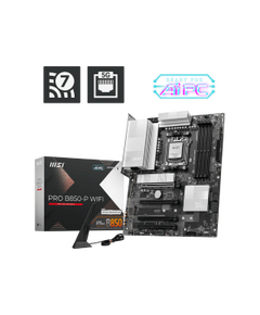 MSI MB PRO B850-P WIFI, SOCKET AMD AM5, CS AMD B850, 4 DIMM SOCKETS DDR5, HDMI, PCI-E GEN 5.0, LAN 5G, ATX, 3YW.