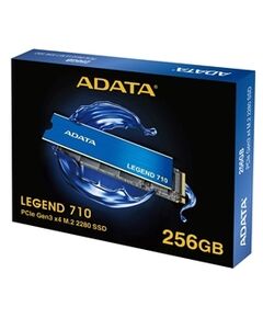 ADATA SSD M.2 NVME PCI-E GEN3 256GB LEGEND 710 ALEG-710-256GCS, M.2 2280, NVME PCI-E GEN3X4, READ 2400MB/S, WRITE 1800MB/S, 3YW.