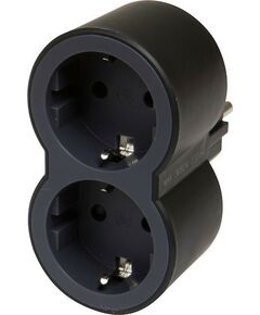 LEGRAND SURGEARREST 2 OUTLETS BLACK/GREY