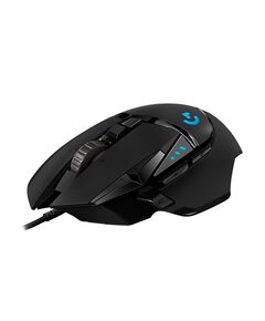 LOGITECH G502 HERO HIGH PERFORMANCE RGB GAMING MOUSE BLACK (910-005471) (LOGG502HHP)