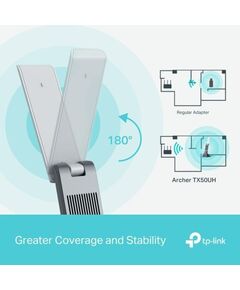 TP-LINK AX3000 HIGH GAIN WIRELESS USB ADAPTER ARCHER TX50UH