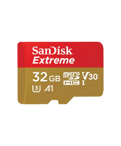 SANDISK EXTREME MICROSDHC 32GB CLASS 10 U3 V30 A1 UHS-I ΜΕ ΑΝΤΆΠΤΟΡΑ