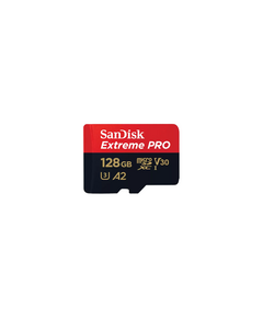 SANDISK EXTREME PRO MICROSDXC 128GB CLASS 10 U3 V30 A2 UHS-I ΜΕ ΑΝΤΆΠΤΟΡΑ