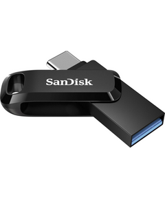 SANDISK ULTRA DUAL DRIVE GO 256GB USB 3.1 STICK ΜΕ ΣΎΝΔΕΣΗ USB-C & USB-A ΜΑΎΡΟ