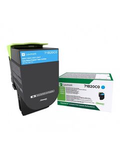 LEXMARK CS/CX317/417/517 TONER CYAN 2.3K (71B20C0) (LEX71B20C0)