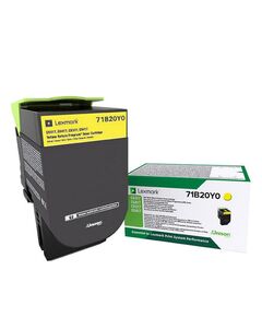 LEXMARK CS/CX317/417/517 TONER YELLOW 2.3K (71B20Y0) (LEX71B20Y0)