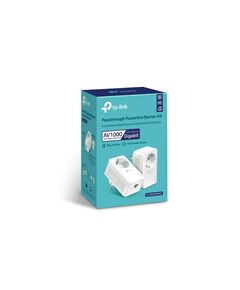 TP-LINK AV1000 GIGABIT PASSTHROUGH POWERLINE STARTER KIT (TL-PA7017P KIT)