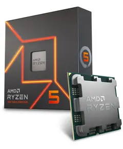 AMD CPU RYZEN 5 7600X, 6C/12T, 4.7-5.3GHZ, CACHE 6MB L2+32MB L3, SOCKET AM5, BOX, 3YW.