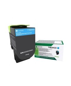 TONER LEXMARK H YIELD CYAN CARTRIDGE 3.5