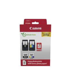 CANON ΜΕΛΆΝΙ INKJET PG-560/CL-561 PH. VALUE PACK (3713C008) (CANCL-561MP)