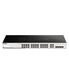 D-LINK SWITCH DGS-1210-28, 24-PORT ,10/100/1000 MBPS, 4-PORT SFP