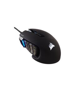 CORSAIR OPTICAL GAMING MOUSE SCIMITAR RGB ELITE MOBA/MMO 18.000 DPI - BLACK