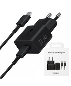 SAMSUNG CHARGER 25W TYPEC-TYPEC BLACK