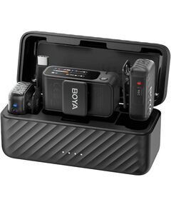 BOYAMIC 2-01 WIRELESS HD TWIN MICROPHONE USB-C & CAMERA, 4X RXS, 32BIT FLOAT ONBOARD REC 300M 15H