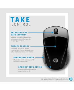 HP WIRELESS MOUSE 220 (3FV66AA) (HP3FV66AA)