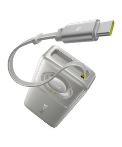BASEUS POWERBANK OS FREE2PULL 10000MAH 30W +CABLE GREY (P10073701843-00) (BASP10073701843-00)