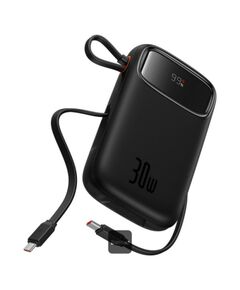 BASEUS POWERBANK QPOW 2 20000MAH 30W 2XUSB-C BLACK (P10055009113-00) (BASP10055009113-00)