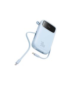BASEUS POWERBANK QPOW 2 10000MAH 30W 2XUSB-C BLUE (P10055008313-00) (BASP10055008313-00)
