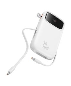 BASEUS QPOW 2 10000MAH 30W POWERBANK WHITE (P10055008213-00) (BASP10055008213-00)
