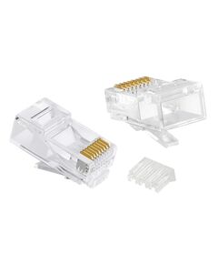 POWERTECH ΒΎΣΜΑ RJ45 CAB-N352, CAT 6/6A UTP, MODULAR, ΔΙΆΦΑΝΟ, 50ΤΜΧ