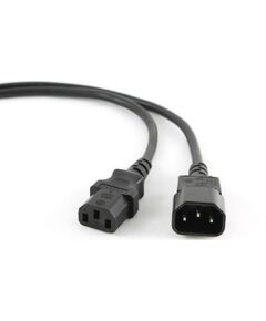 GEMBIRD PC-189-VDE CABLE (C13 / IEC C13 / IEC 320 C13 - C14 ; 1 8M; BLACK) (PC-189-VDE) (GEMPC-189-VDE)