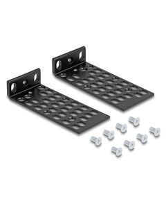 DELOCK ΣΕΤ ΒΆΣΕΙΣ ΤΟΠΟΘΈΤΗΣΗΣ ΓΙΑ RACK 67281, ΜΑΎΡΟ, 2ΤΜΧ