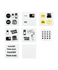 INSTA360 BUTTON STICKER SET - TACTILE BUTTON STICKERS, LOCATE EASIER THE BUTTONS