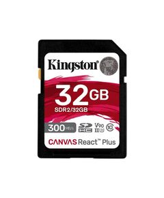 KINGSTON CANVAS REACT PLUS SDXC 32GB CLASS 10 U3 V90 UHS-II (SDR2/32GB) (KINSDR2-32GB)
