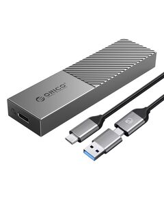 ORICO ΘΉΚΗ ΓΙΑ M.2 NVME SSD M206C3-G2, 10GBPS, ΓΚΡΙ