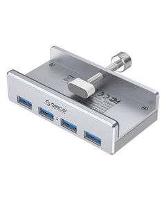 ORICO USB HUB MH4PU-P ΜΕ ΣΦΙΓΚΤΉΡΑ, 4X ΘΥΡΏΝ, 5GBPS, USB ΣΎΝΔΕΣΗ, ΑΣΗΜΊ