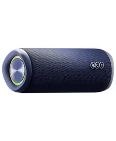 QCY SP7 BLUE -  PORTABLE BLUETOOTH SPEAKER W STEREO SOUND 40W, MIC FOR CALLS, RGB LIGHT SHOW