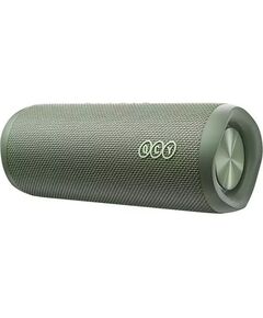 QCY SP7 GREEN -  PORTABLE BLUETOOTH SPEAKER W STEREO SOUND 40W, MIC FOR CALLS, RGB LIGHT SHOW