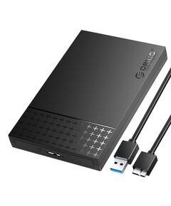ORICO ΘΉΚΗ ΓΙΑ 2.5" SATA HDD/SSD 2526U3-V1, 5GBPS, ΜΑΎΡΗ