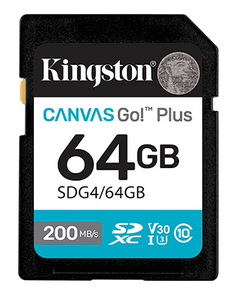 64GB SDXC CANVAS GO PLUS G4