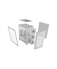 CORSAIR MID TOWER ATX CASE 3000D RGB AIRFLOW WINDOWED TEMPERED GLASS - WHITE - CC-9011256-WW