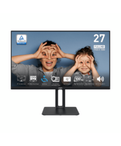 MSI MONITOR PRO MP275P, FLAT IPS FHD, 27", 16:9, 300 CD/M2, 1000:1, 1MS, 100HZ, 1920X1080, HDMI/VGA/HP OUT, 2X2W SPEAKERS, TILT, SWIVEL, PIVOT, HAS,  BLACK, 2YW.