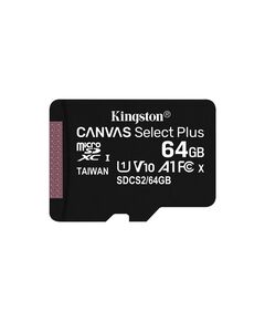 KINGSTON MEMORY CARD MICROSD SDCS2/64GBSP, CLASS 10,NO SD ADAPTER