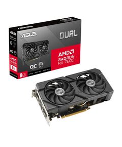 ASUS DUAL -RX7600-O8G-EVO AMD RADEON RX 7600 8 GB GDDR6 (90YV0LD0-M0NA00) (ASU90YV0LD0-M0NA00)
